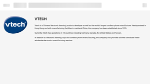 Vtech - Electronic Learning Products