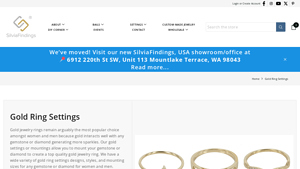 DIY Jewelry - 14K Gold Classic Split-Shank Ring Setting