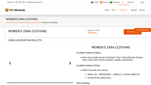 ZARA - Wholesale Women's Clothing
