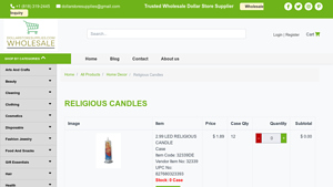Dollar Store Supplies - LED Religious Candle