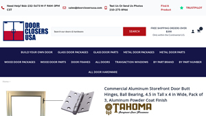 Door Closers USA - Heavy Duty Aluminum Butt Hinges