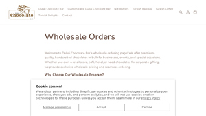 Dubai Chocolate Bar - Handcrafted Wholesale Chocolates