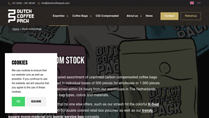 Dutch Coffee Pack - Unprinted Carbon Compensated Coffee Bags