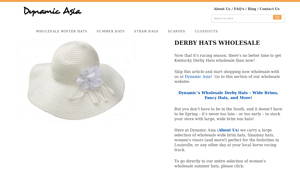 Dynamic Asia - Wholesale Derby Hats
