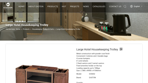 Easton - Large Hotel Housekeeping Trolley