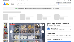 Mixed Designer Charms - 230 Pc Wholesale