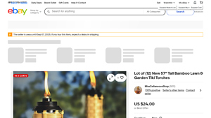 MissCellaneousShop - 12 New Bamboo Tiki Torches