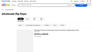 eBay - Wholesale Flip Flops