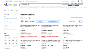 Band Shirt Lot - Graphic T-Shirts