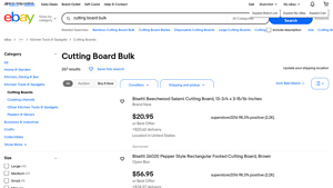 eBay - Cutting Board Bulk