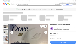 Dove - Soap Lot 32x Wholesale