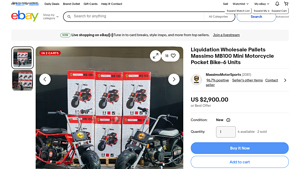 Massimo - MB100 Mini Motorcycle Pocket Bike