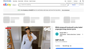 Lucky Label - White Jumpsuit Bodysuit