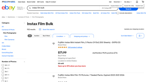 Fujifilm - Instax Mini Instant Film Value Pack