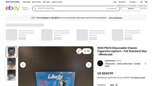 Meimeimart - 1000 Pack Disposable Classic Cigarette Lighters