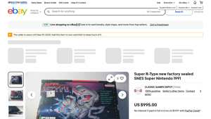 Super R-Type - SNES Factory Sealed