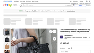 Unbranded - Crocodile Ladies Leather Shoulder Bags