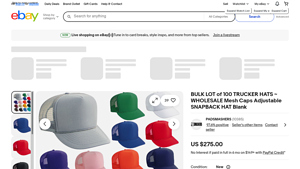 NISSUN - BULK LOT of 100 TRUCKER HATS
