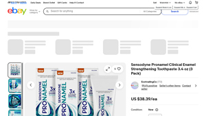 Sensodyne - Pronamel Clinical Enamel Strengthening Toothpaste 3 Pack