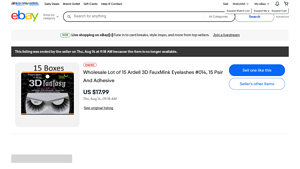Ardell - 3D FauxMink Eyelashes Lot of 15