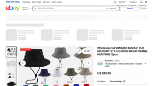 Summer Bucket Hats - Wholesale Lot of 12