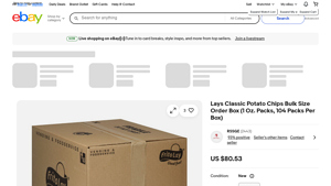 Lays - Classic Potato Chips Bulk Size Box