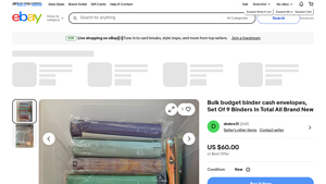 Bulk Budget Binder Set - 9 New Envelopes