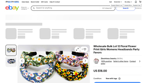 Wholesale Floral Headbands - Bulk Lot of 12
