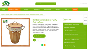 Ecolink - Bamboo Storage Baskets