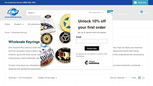 Elite Supplies Plus - Nickel-Plated Key Rings