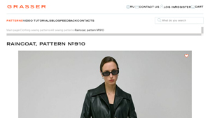 En Grasser - Raincoat Pattern №910
