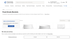 Epackage Supply - Food-Grade Buckets
