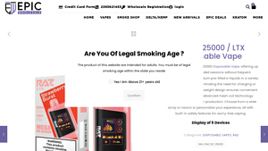 Epic Smokes - Raz DC25000 Disposable Vape