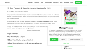 Eprolo - Lingerie Sets & Fitness Sports Bras