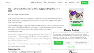 Eprolo - Plus Size Clothing Dropshippers