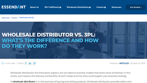 Essendant - Wholesale Distribution Solutions