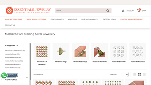 Essentials Jewelry - Moldavite Gemstone Jewelry