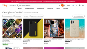 Etsy - Clear iPhone Cases