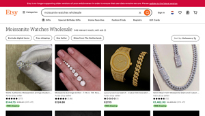 Etsy - Moissanite Watches
