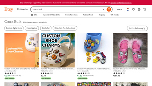 Etsy - Custom Bling Crocs