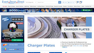 Event Decor Direct - Wholesale Charger Plates