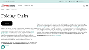 EventStable - TitanPRO™ Resin Folding Chairs