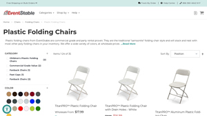 EventStable - TitanPRO Plastic Folding Chairs
