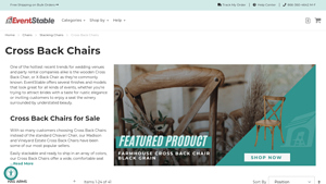 EventStable - Wholesale Cross Back Chairs