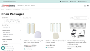 Eventstable - Wholesale Event Chair Packages