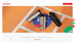 Everich - Protein Shaker Bottles