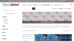 Fabric Direct - Fleece & Minky Fabrics