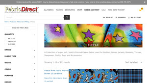 Fabric Direct - Super Soft Fleece Fabric
