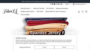 FabricLA - Cotton Spandex Jersey Fabric