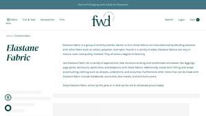 Fabric Wholesale Direct - Elastane Fabrics